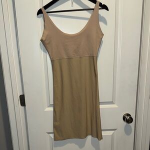 Tan Sleeveless Dress Spanx